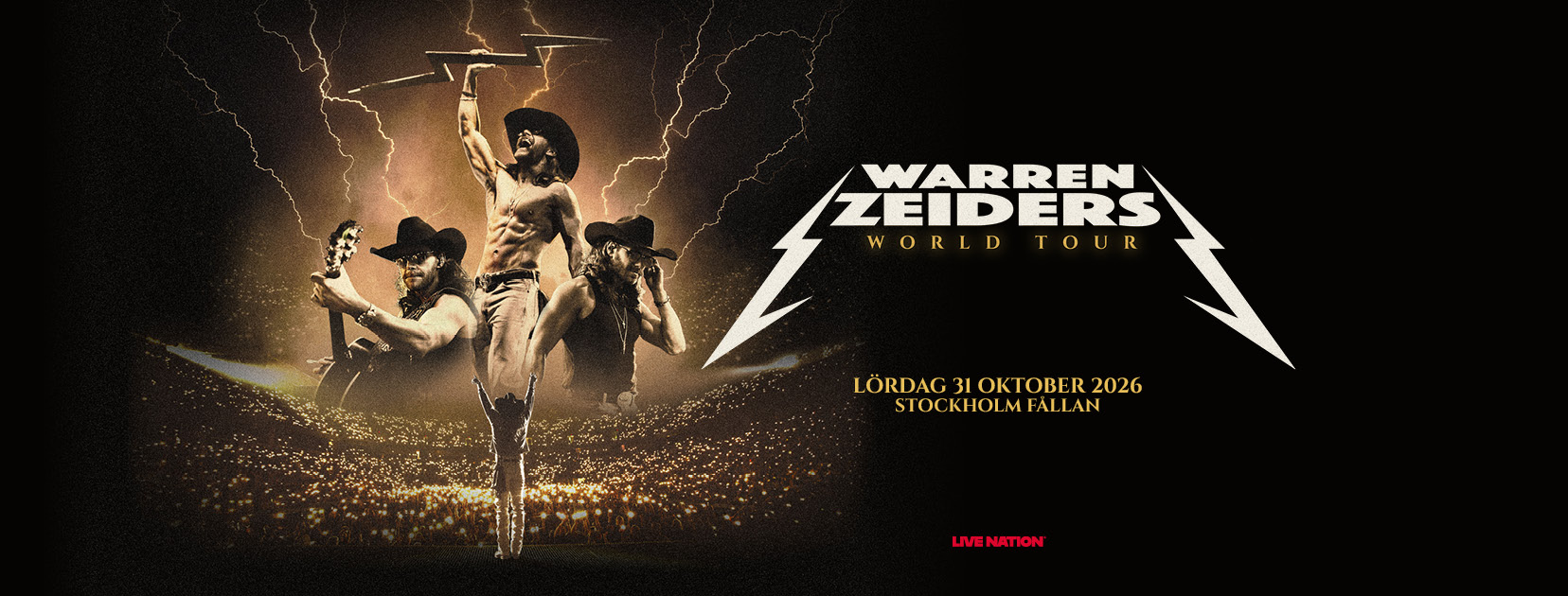 Konsert med Warren Zeiders på Fållan i Stockholm den 31 oktober 2026