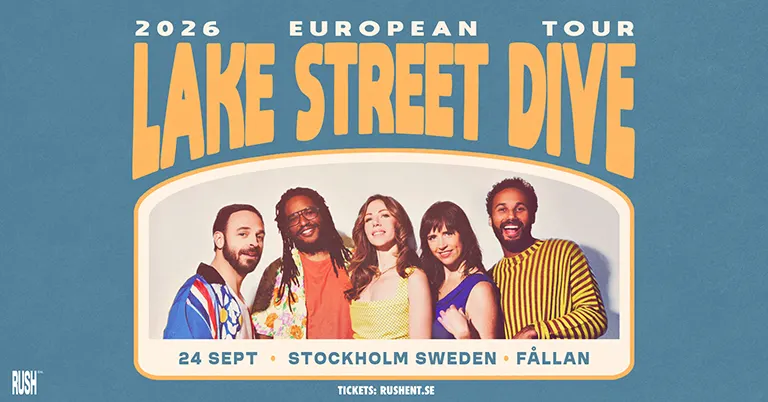 Konsert med Lake Street Dive på Fållan den 24 september 2026
