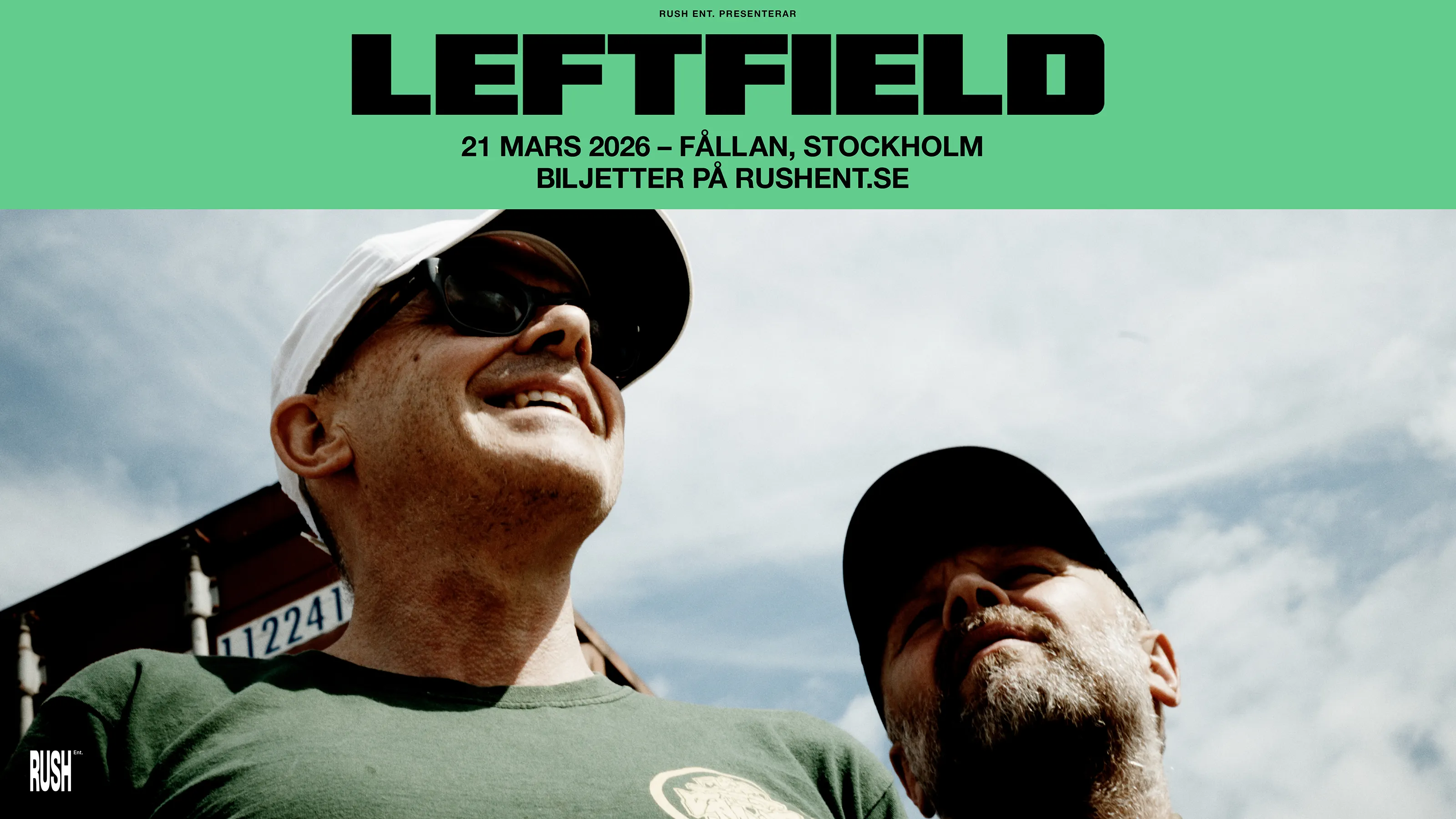 Leftfield på Fållan den 21 mars 2026