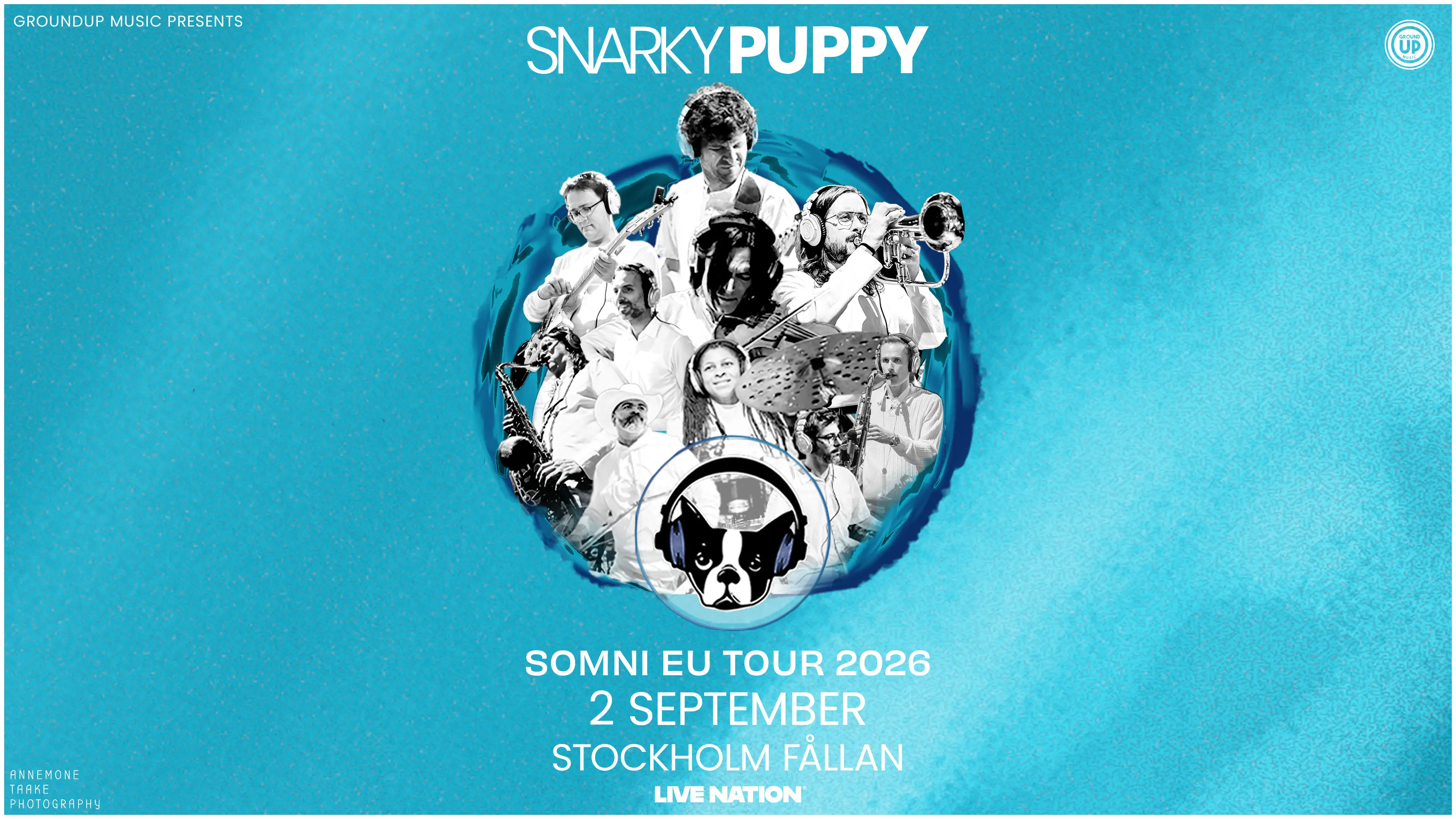 Konsert med Snarky Puppy på Fållan den 2 september 2026 