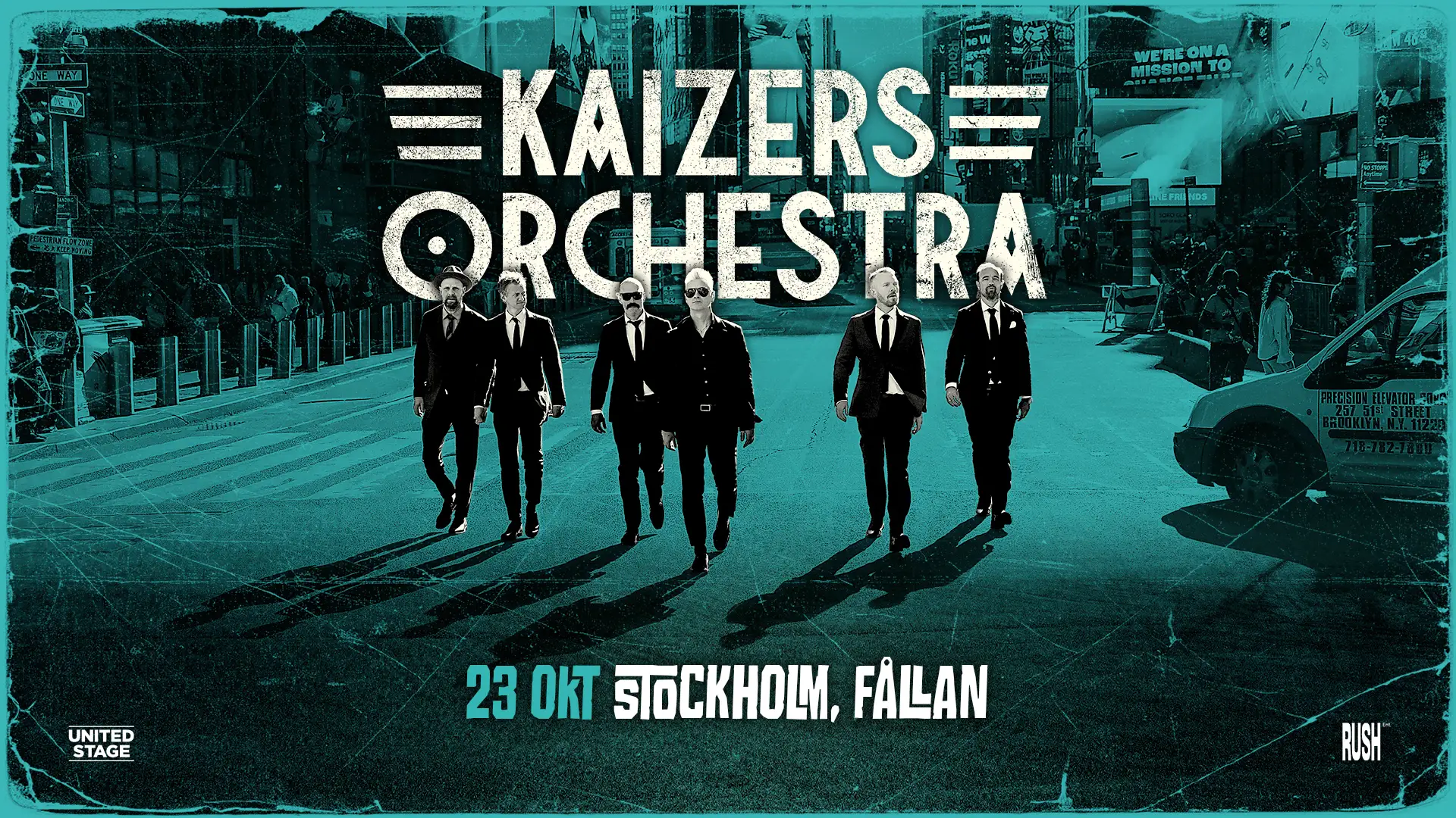 Konsert med Kaizers ORchestra på Fållan den 23 oktober 2026