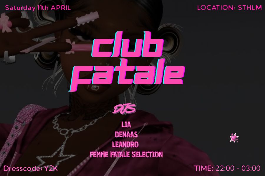 Club Fatale BAR15 DISTRIKTFEM 30 maj 2026