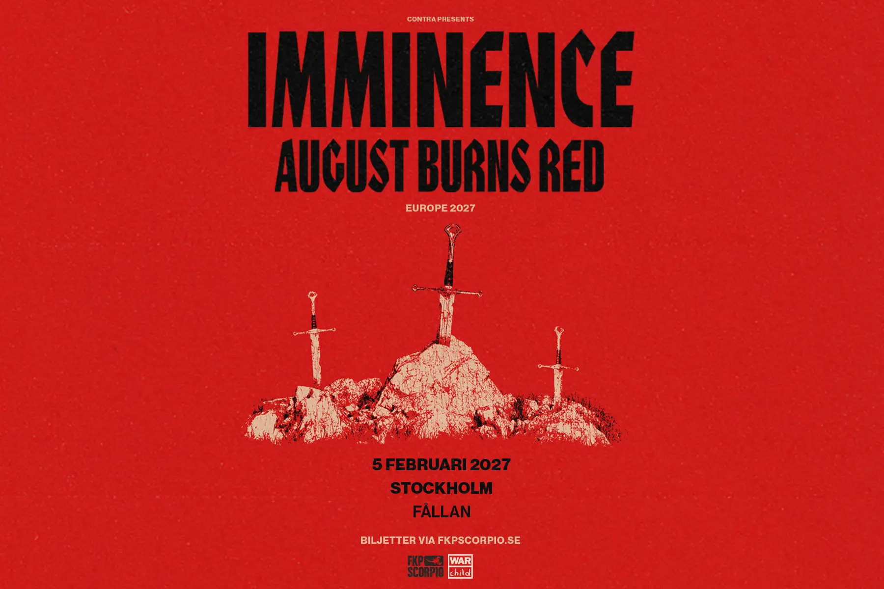Konsert med Imminence på Fållan den 5 februari 2027