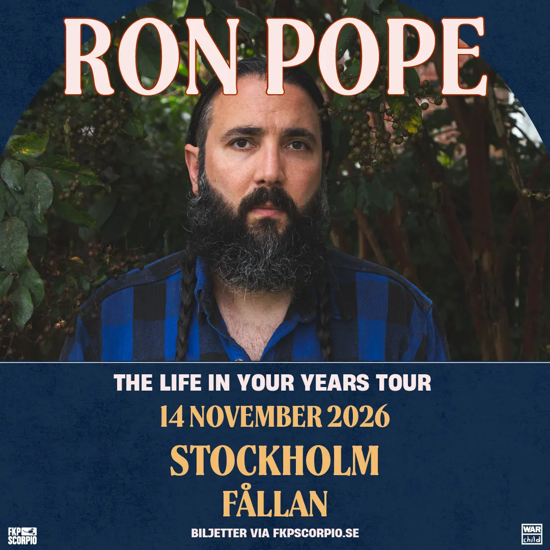 Ron Pope på Fållan i Stockholm den 14 november 2026