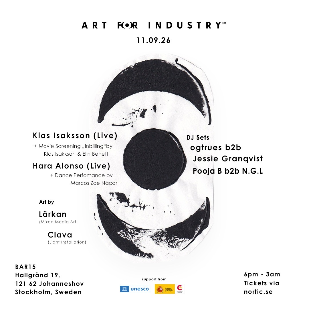 Art For Industry BAR15 den 11 september 2026