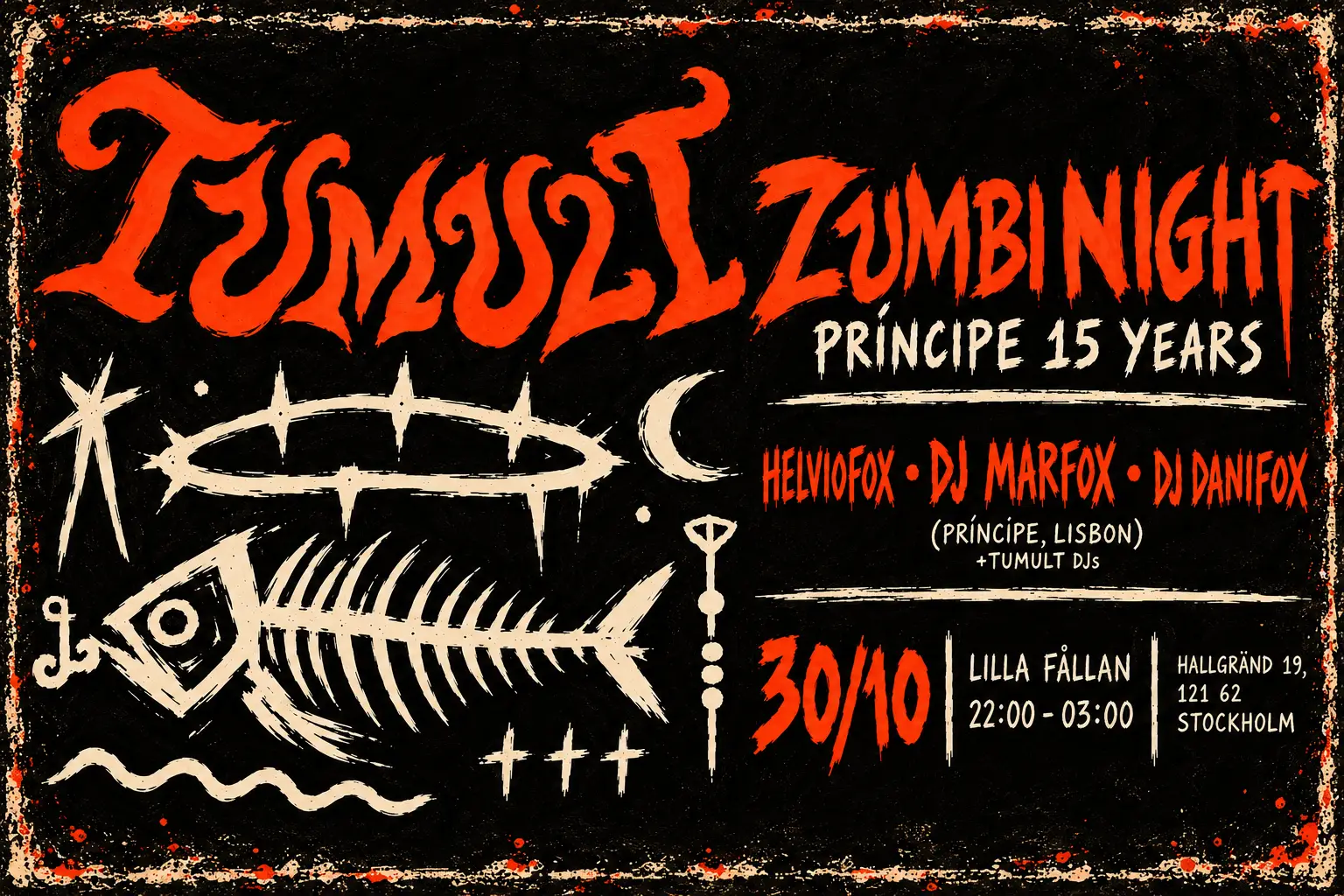 TUMULT: ZUMBI NIGHT – PRÍNCIPE 15 YEARS