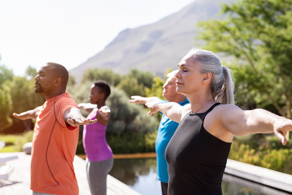 What is the proper way to breathe when exercising?