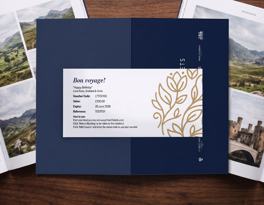 Britannic Explorer Train Journey Gift Vouchers