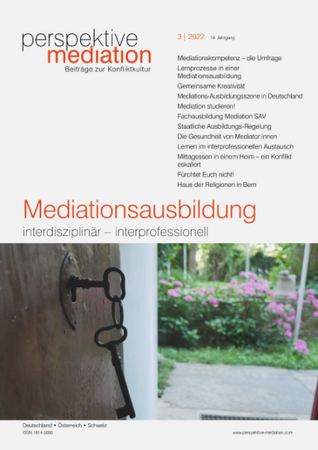 Cover: Die Gesundheit von Mediator*innen