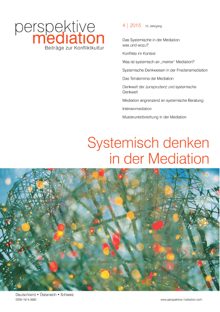 Cover: Was ist systemisch an meiner Mediation?