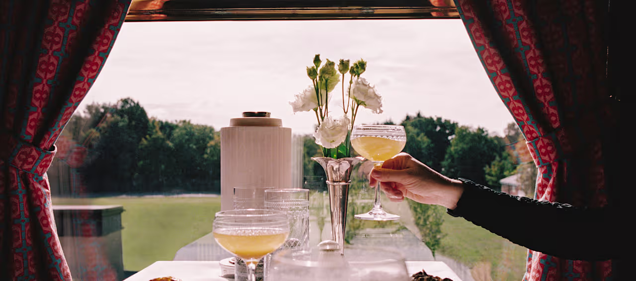 Lunch on the British Pullman