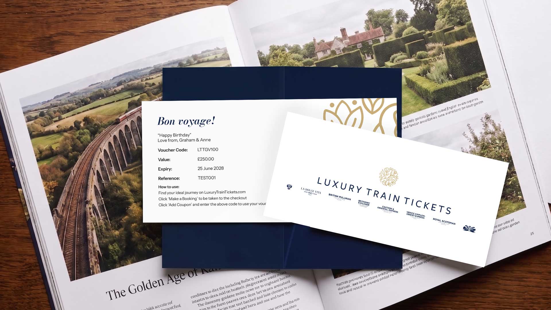 British Pullman Luxury Train Journey Gift Vouchers