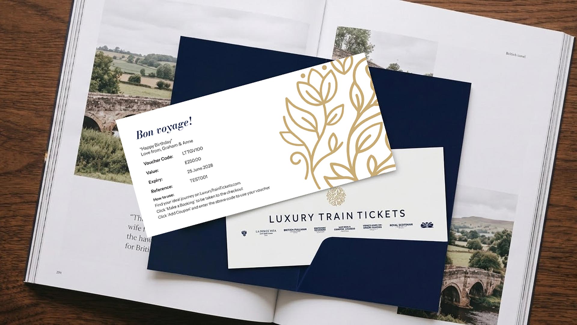 Northern Belle Luxury Train Journey Gift Vouchers