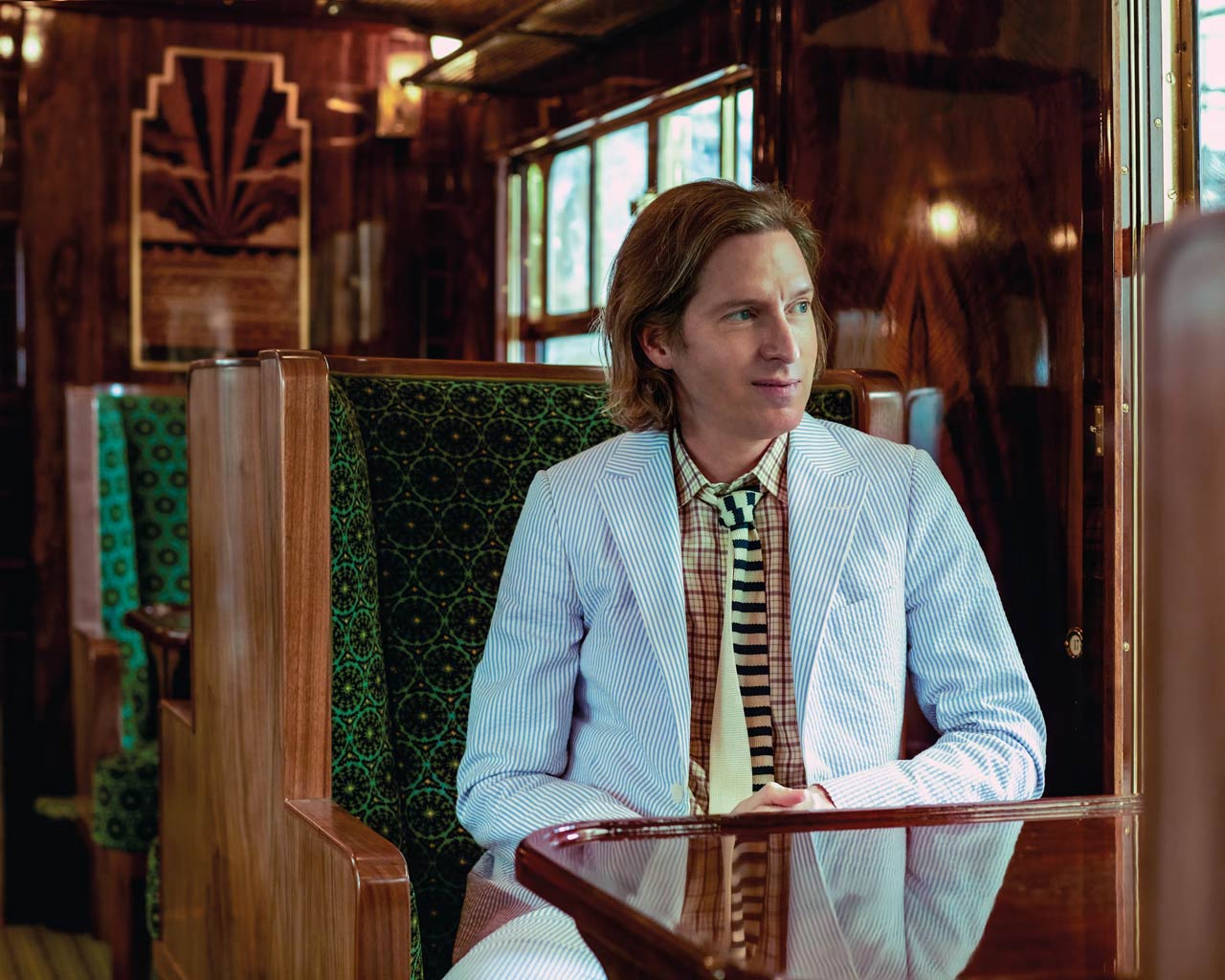 Wes Anderson sat on the Cygnus carriage.