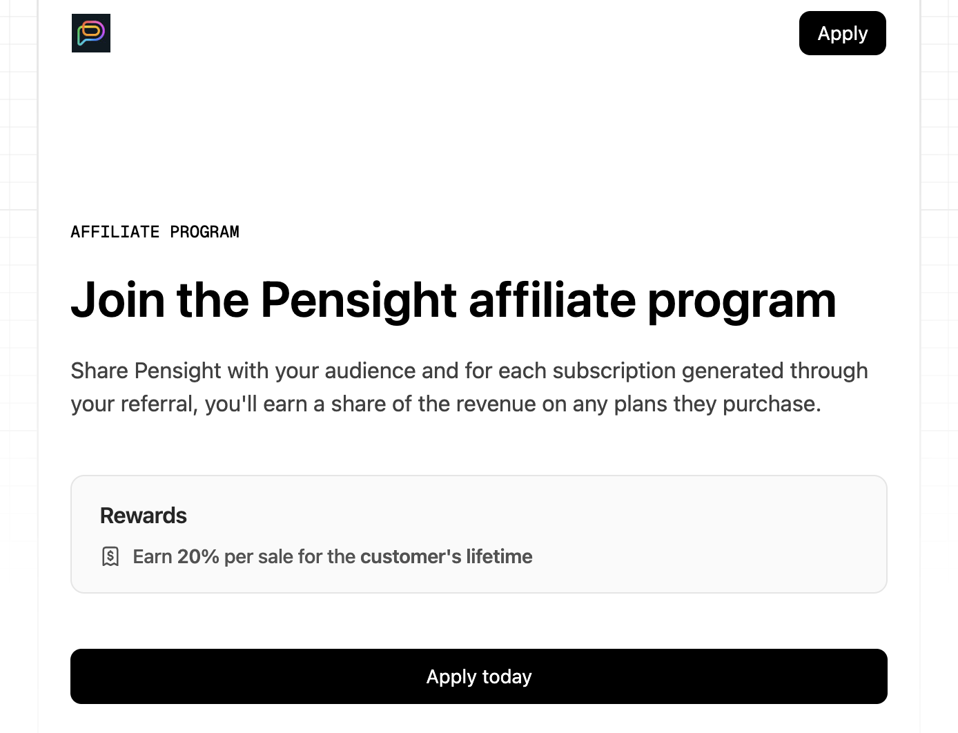 Claim your Pensight page for free