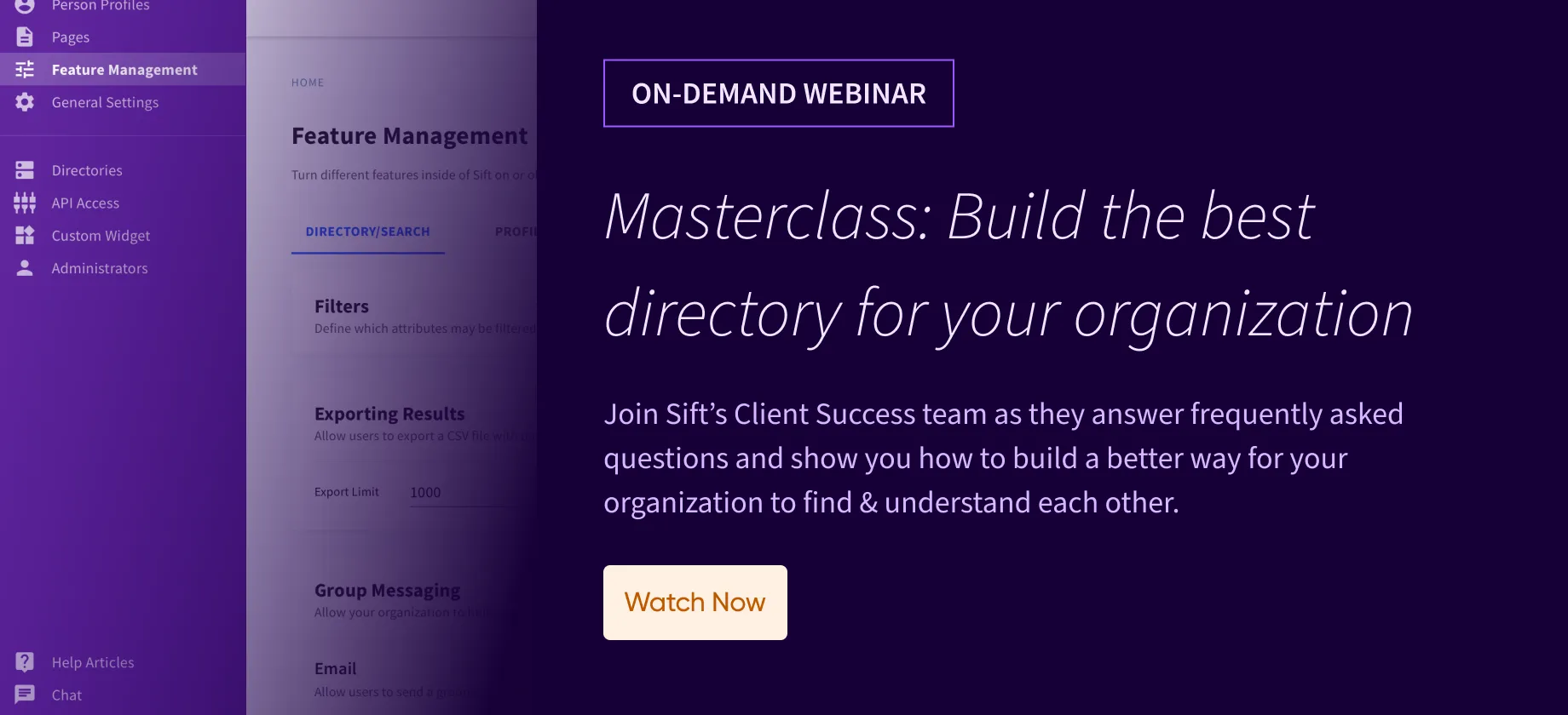 On-demand webinar - Masterclass: Build the best directory for your organization