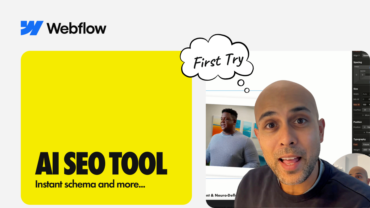 Webflow AI SEO: How to Use Webflow's New AI Tool to Generate Schema, Alt Text, and Meta Tags