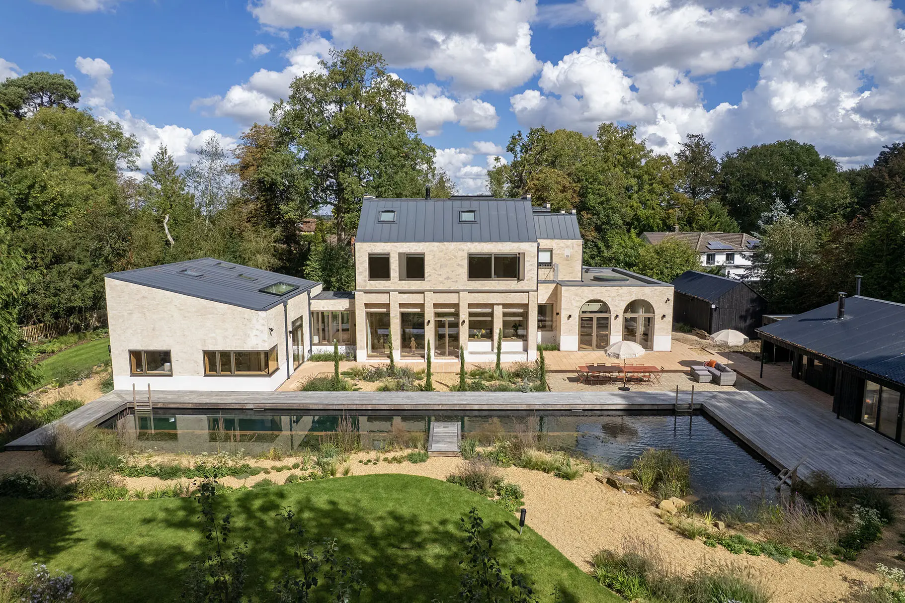 Villa, garden and Natural Swimming Pool