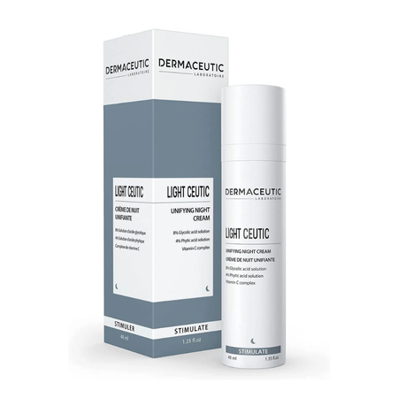 The Dermaceutic Light Ceutic cream supports skin regeneration while improving overall luminosity.