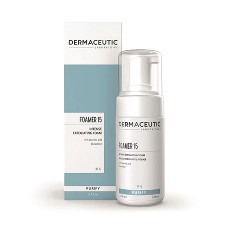 Dermaceutic Foamer 15 is a daily exfoliating cleanser that supports clear, healthy-looking skin.