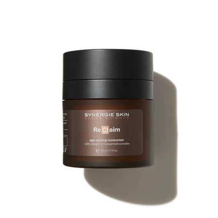 Synergie ReClaim is an age-defying moisturiser formulated to support collagen production.