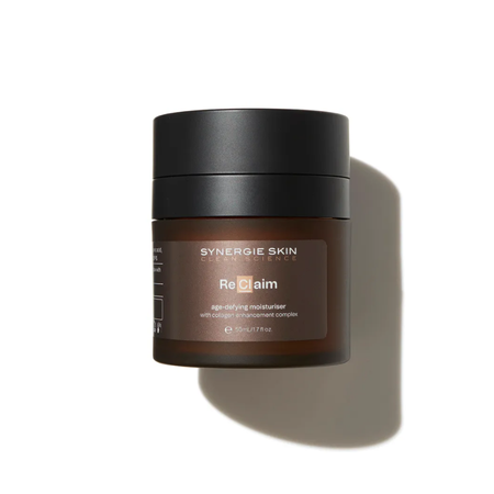 Synergie ReClaim is a luxurious age-defying moisturiser that helps lift and plump the skin.
