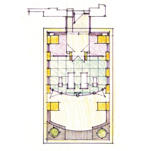 竹北華爾道夫手繪設計圖