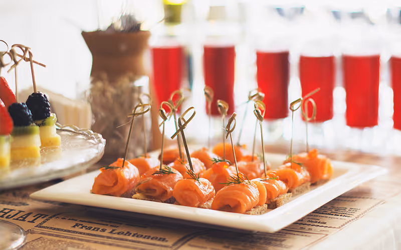 Canape Reception - photo by Tanya Gorelova from Pexels