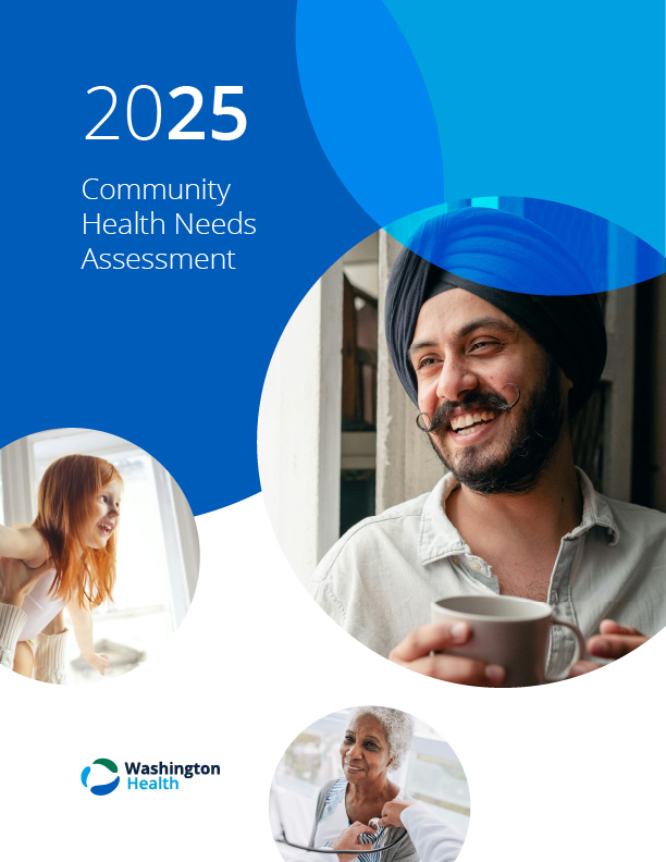 Washington Health Community Health Needs Assessment cover design 