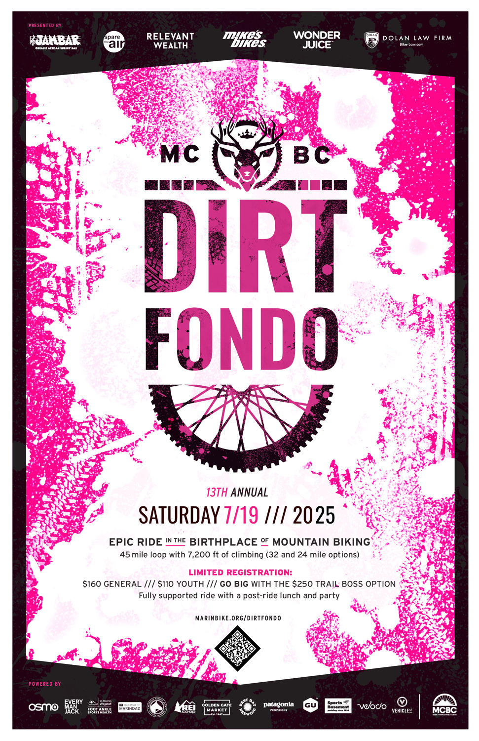 MCBC Dirt Fondo 2025 promotional poster