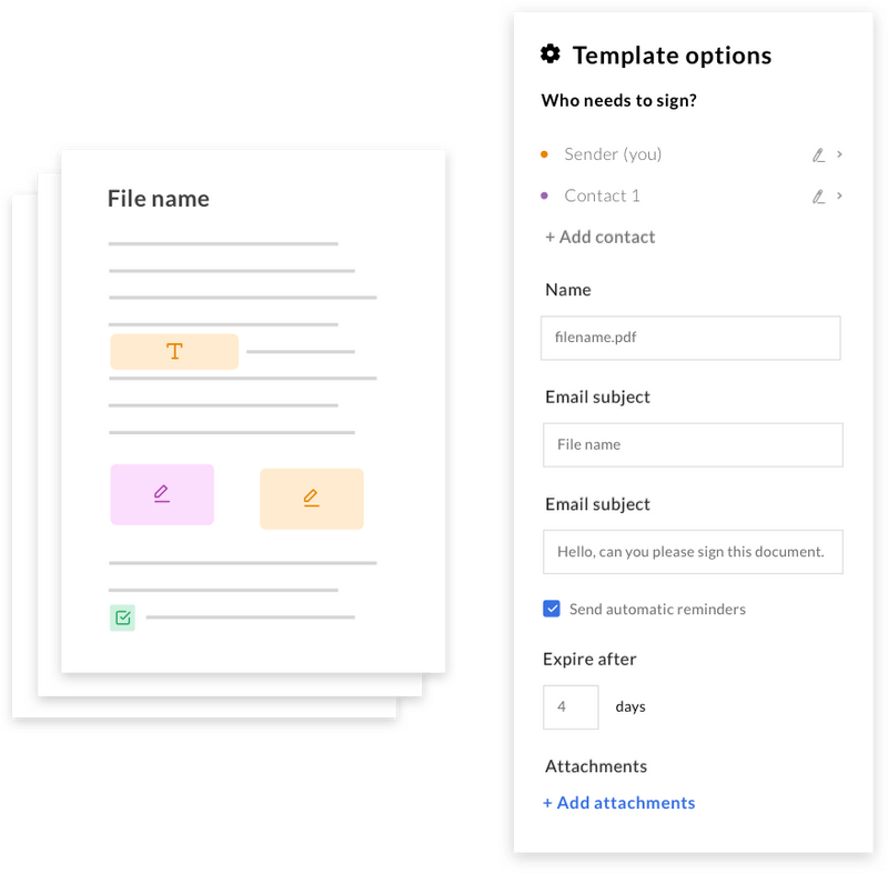 E-signature features | SignRequest