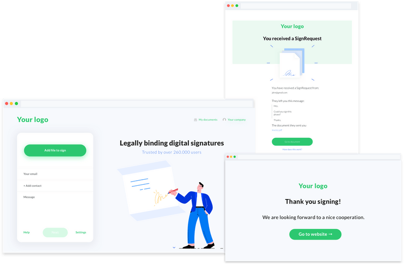 E-signature features | SignRequest