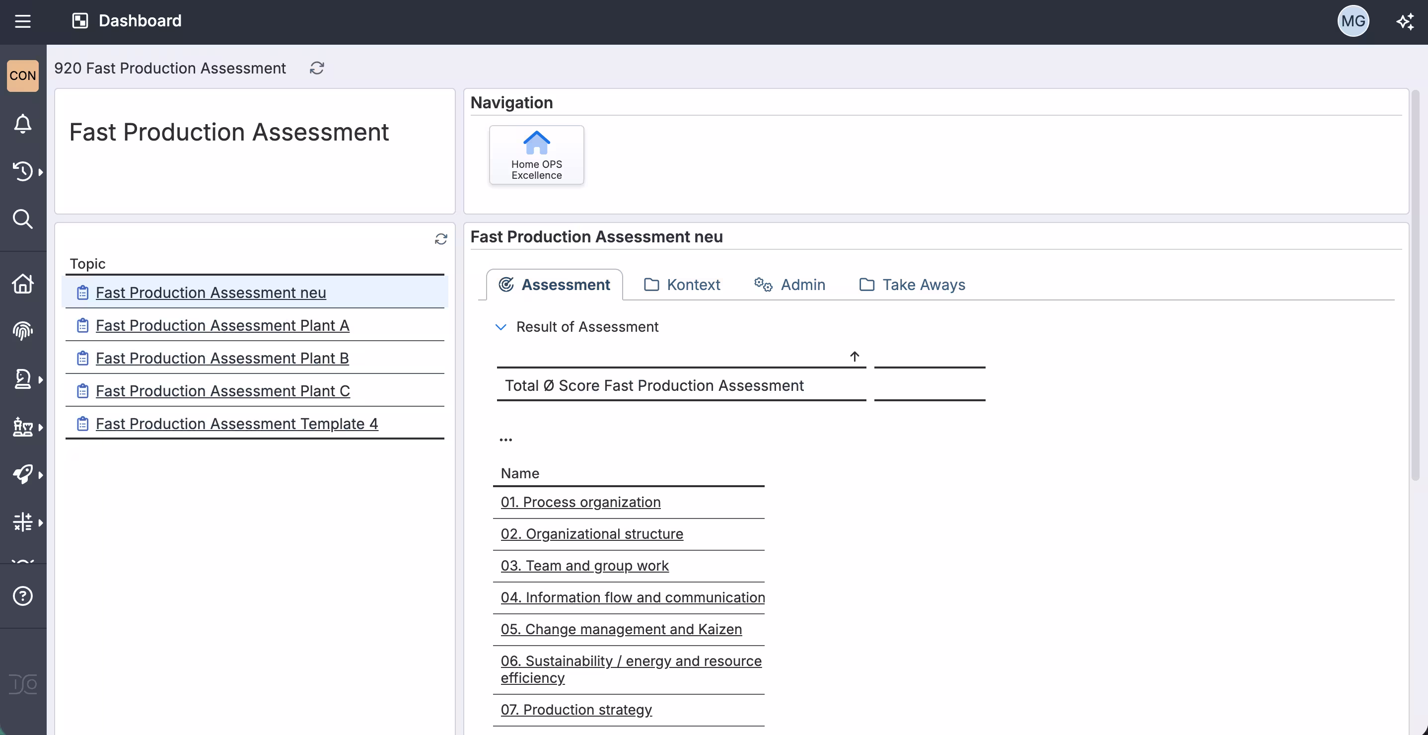 Fast Production Assessment with EVO-Cloud