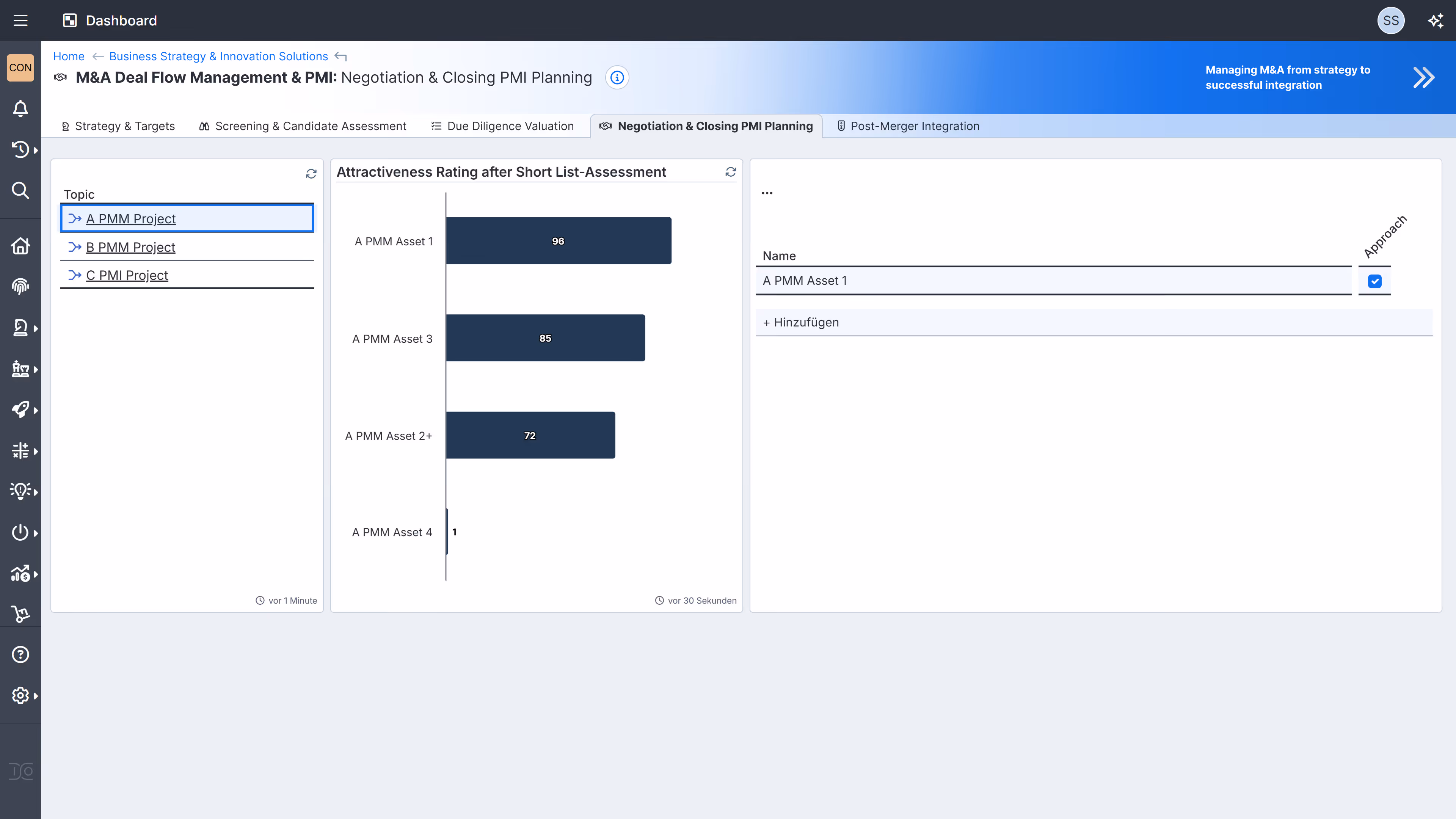 Negotiation mit der EVO-Cloud