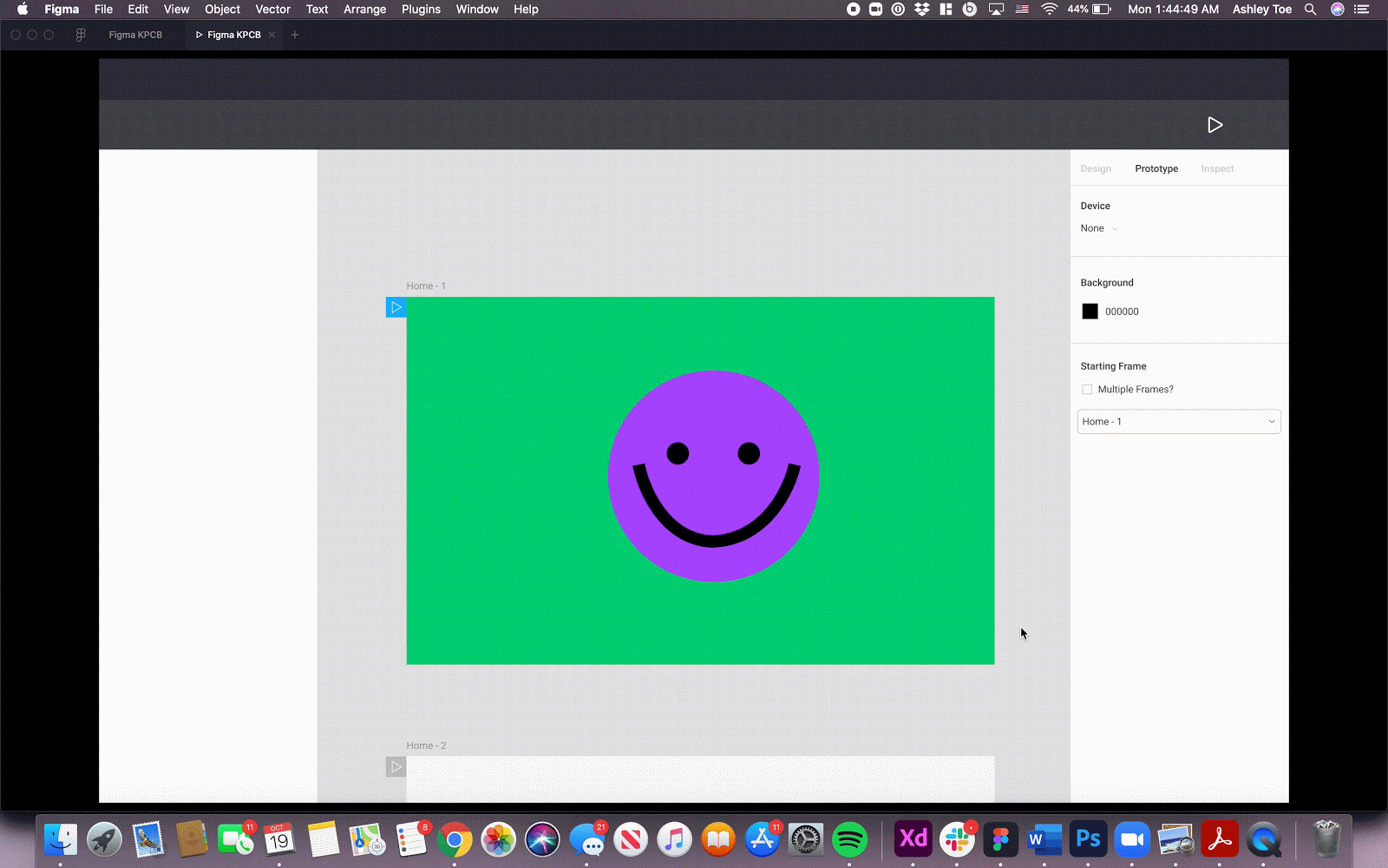Selecting multiple frames (solution pt2)