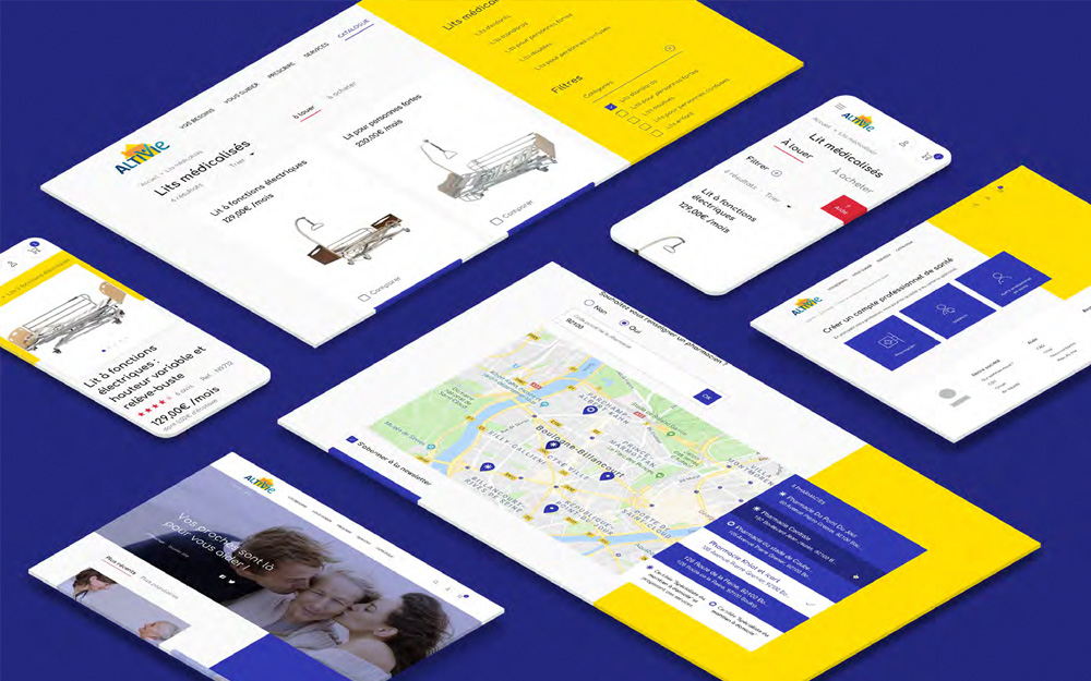 Altivie. Site de vente en ligne des services de maintien à la maison