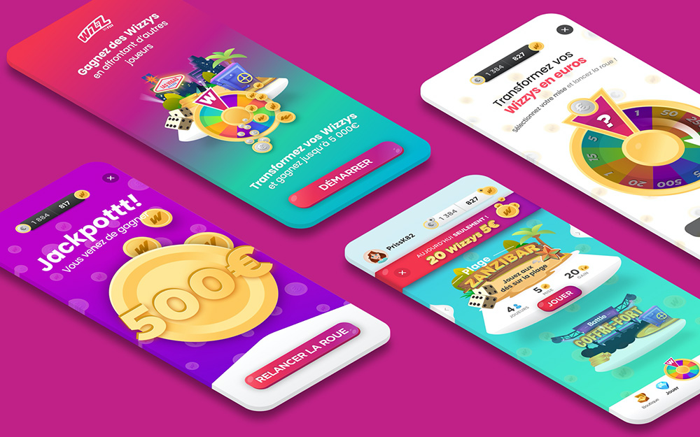 Application Wizz de la FDJ
