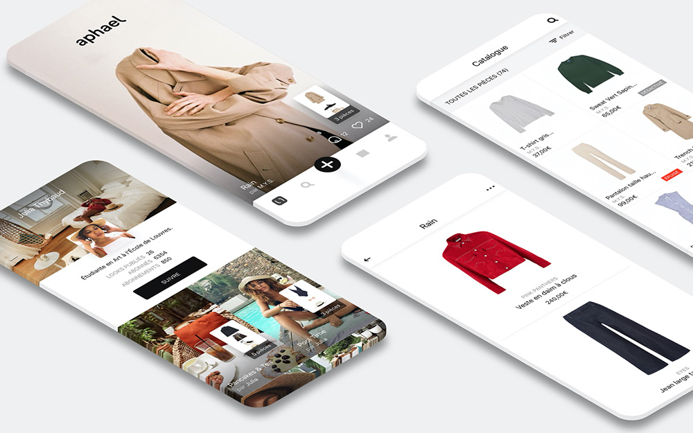 Application de social shopping Aphael