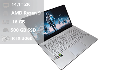 Asus-ROG-Zephyrus-G14-GA401QM-K1139T+Office2021