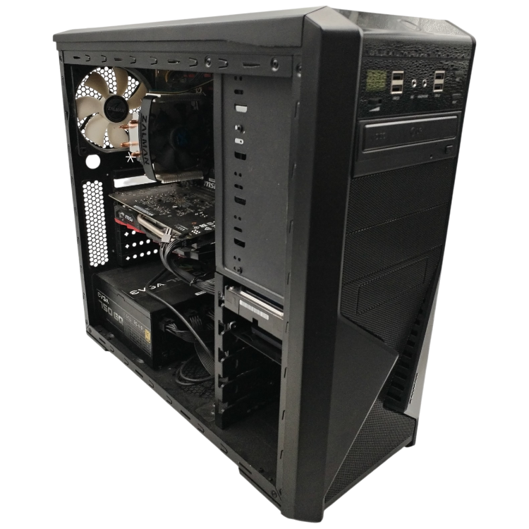 Intel Core i5-7400, MSI GeForce GTX 1050 Gaming X 2 GB, 16 GB DDR4  (295.)