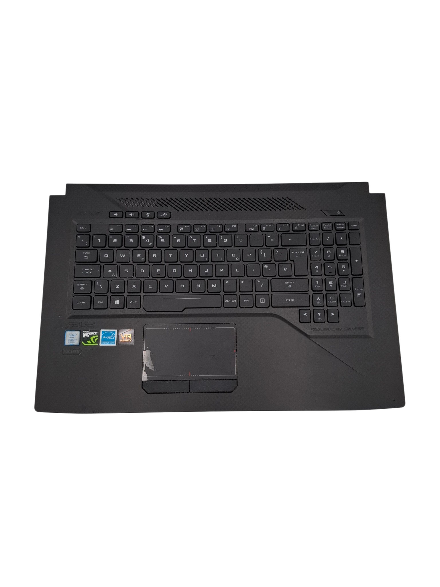 Asus-Rog-Strix-GL703GM-Billentyűzet