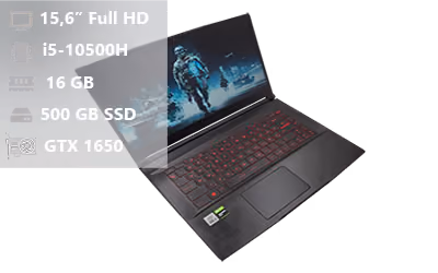 MSI-GF63-Thin-10SC-275XHU+Office2021