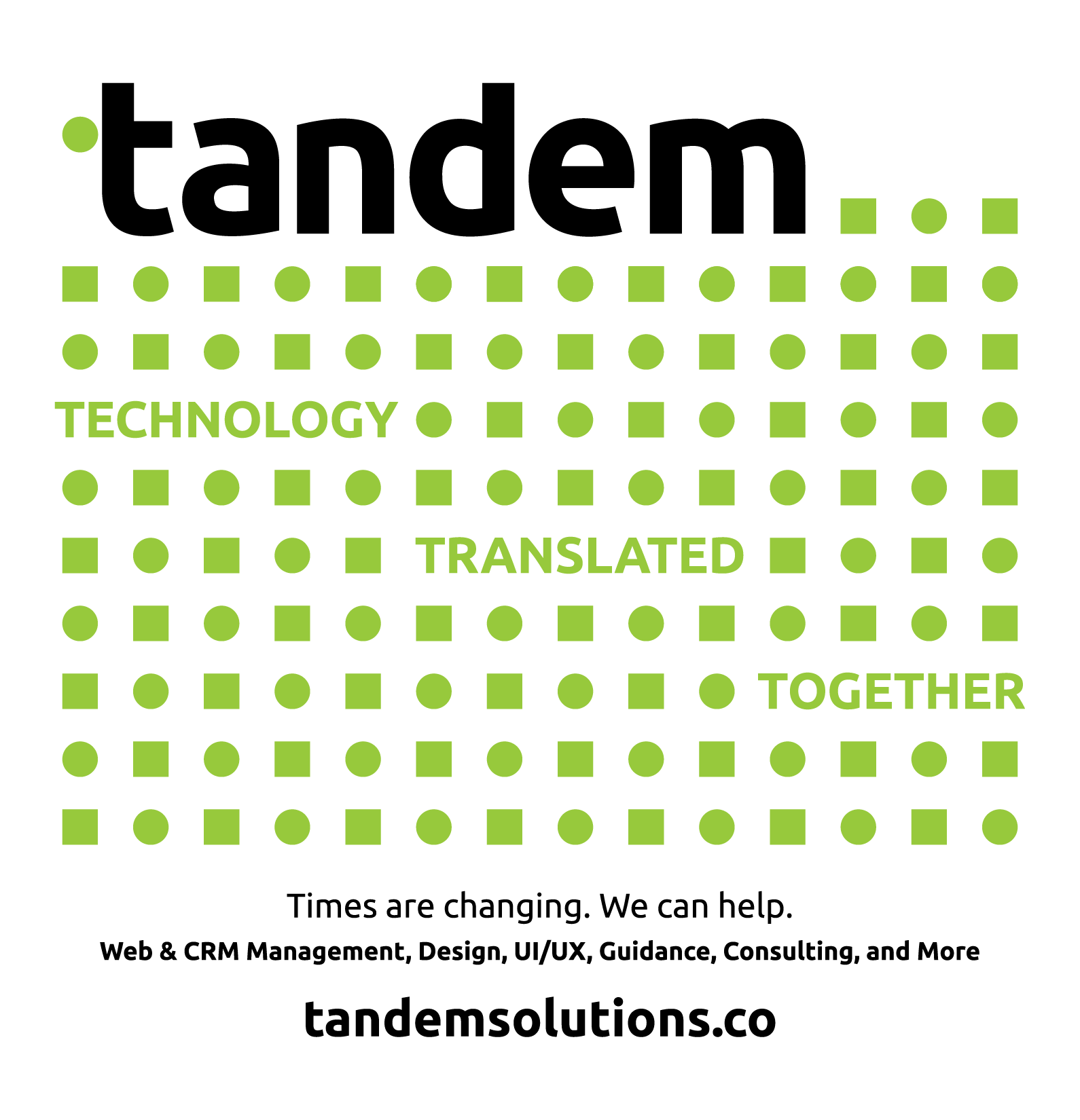 Tandem print ad