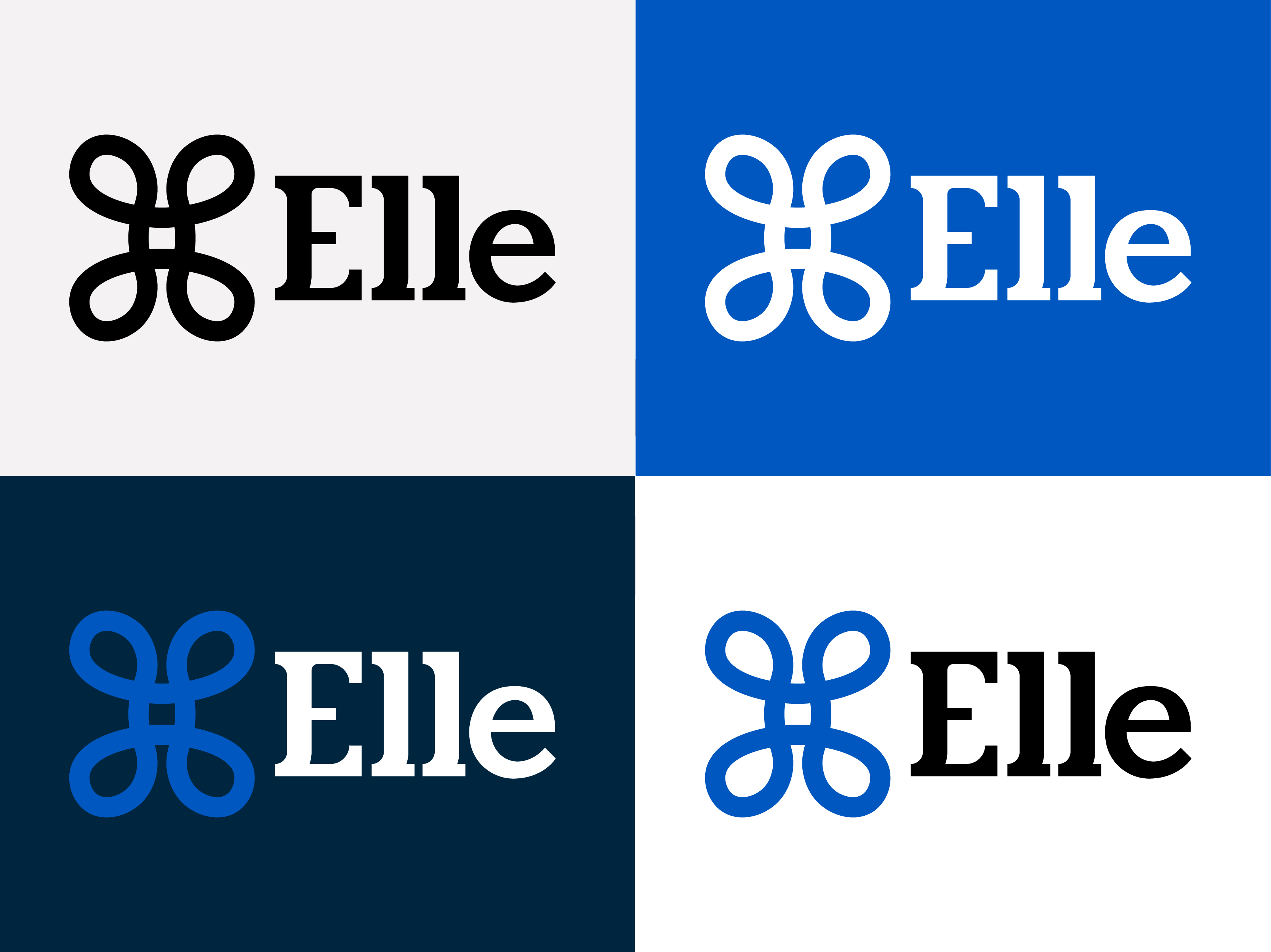 Elle Logo Variants and brand colors
