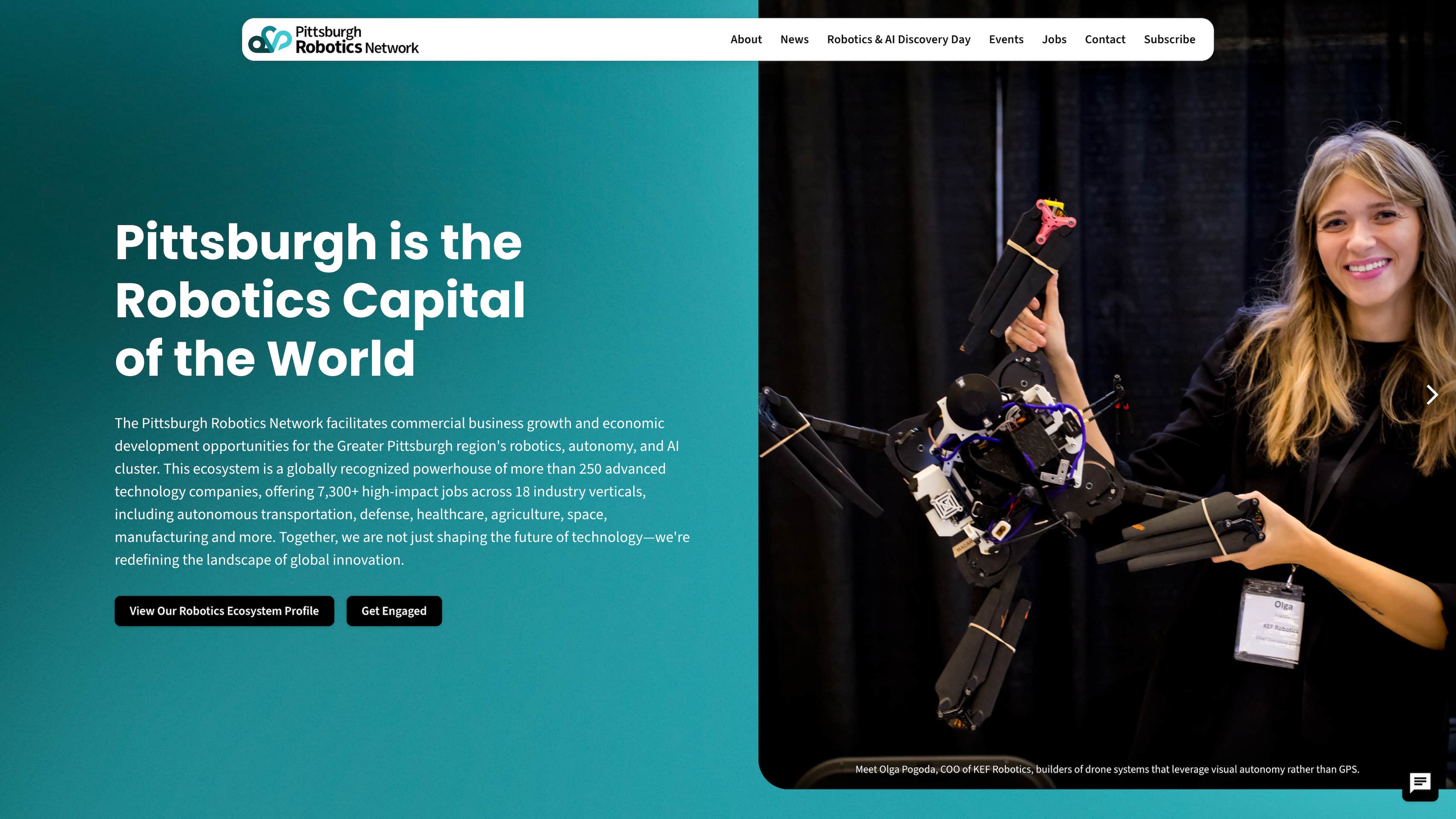 Primary work sample image / project hero screenshot