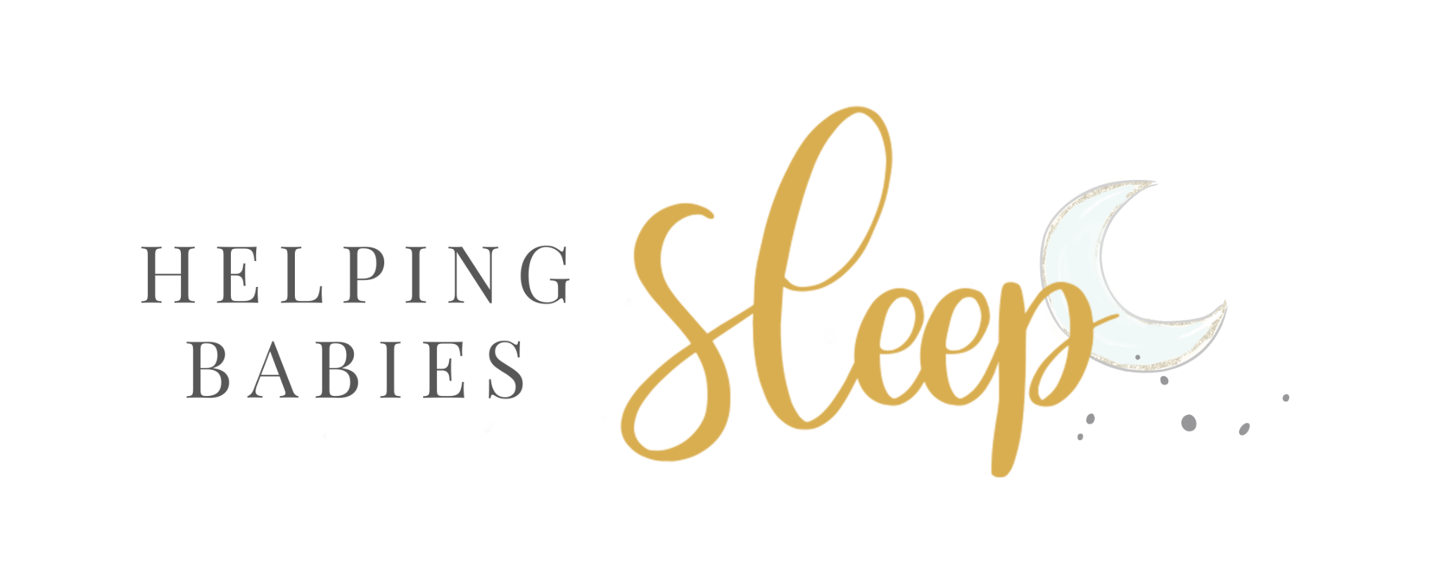 Helping Babies Sleep Horizontal Logo