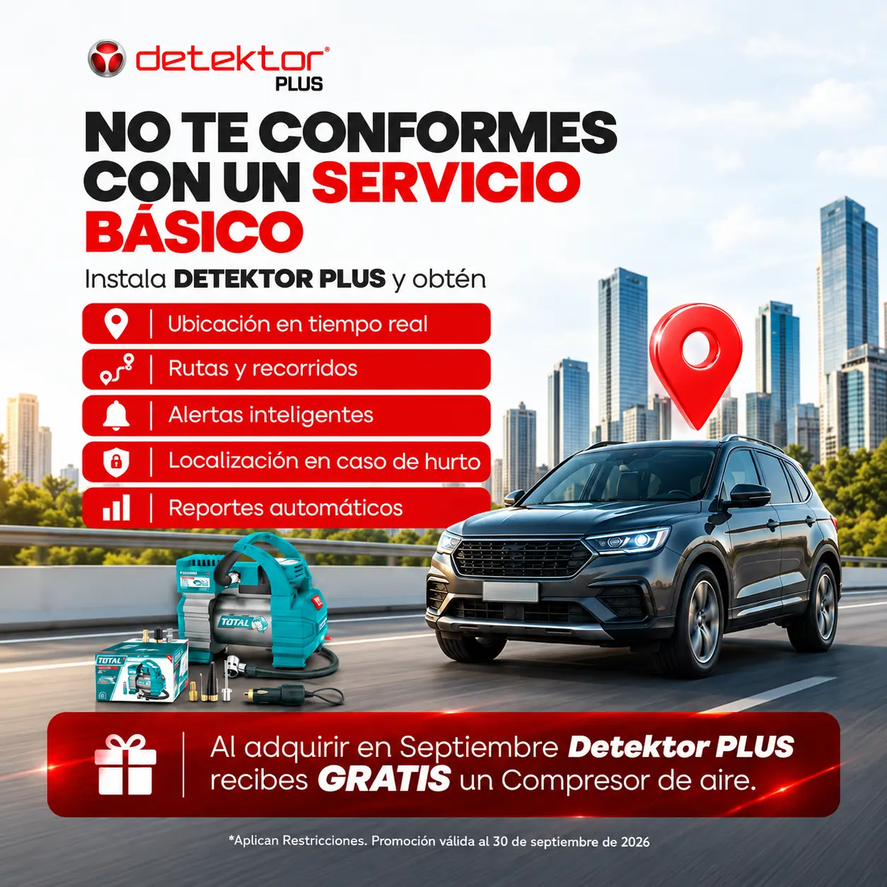 Promoción Detektor Plus