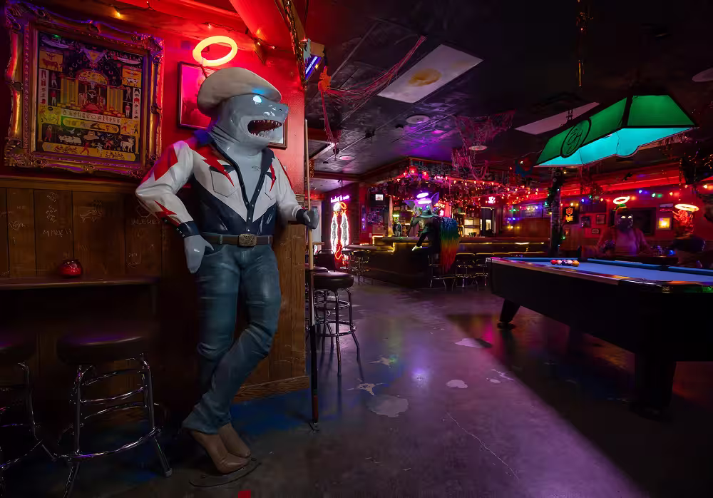 image of shark character in cowboix hevvven