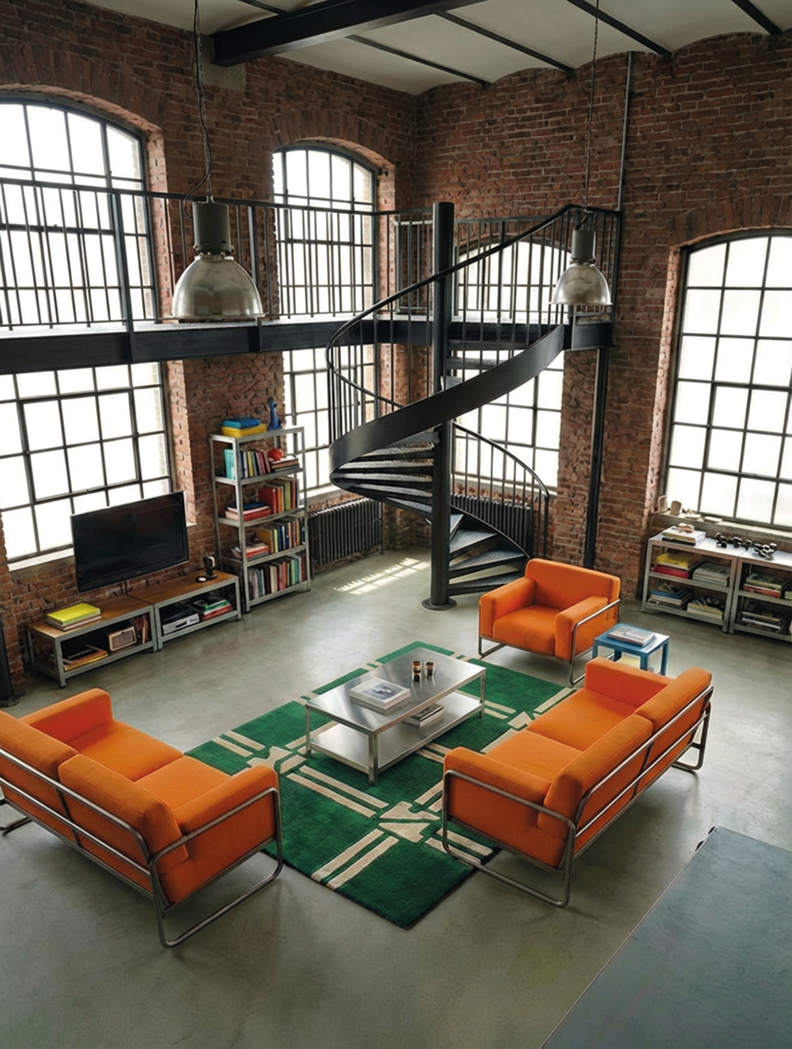 Tapis en laine tufté à la main par Maxime Castagnac.