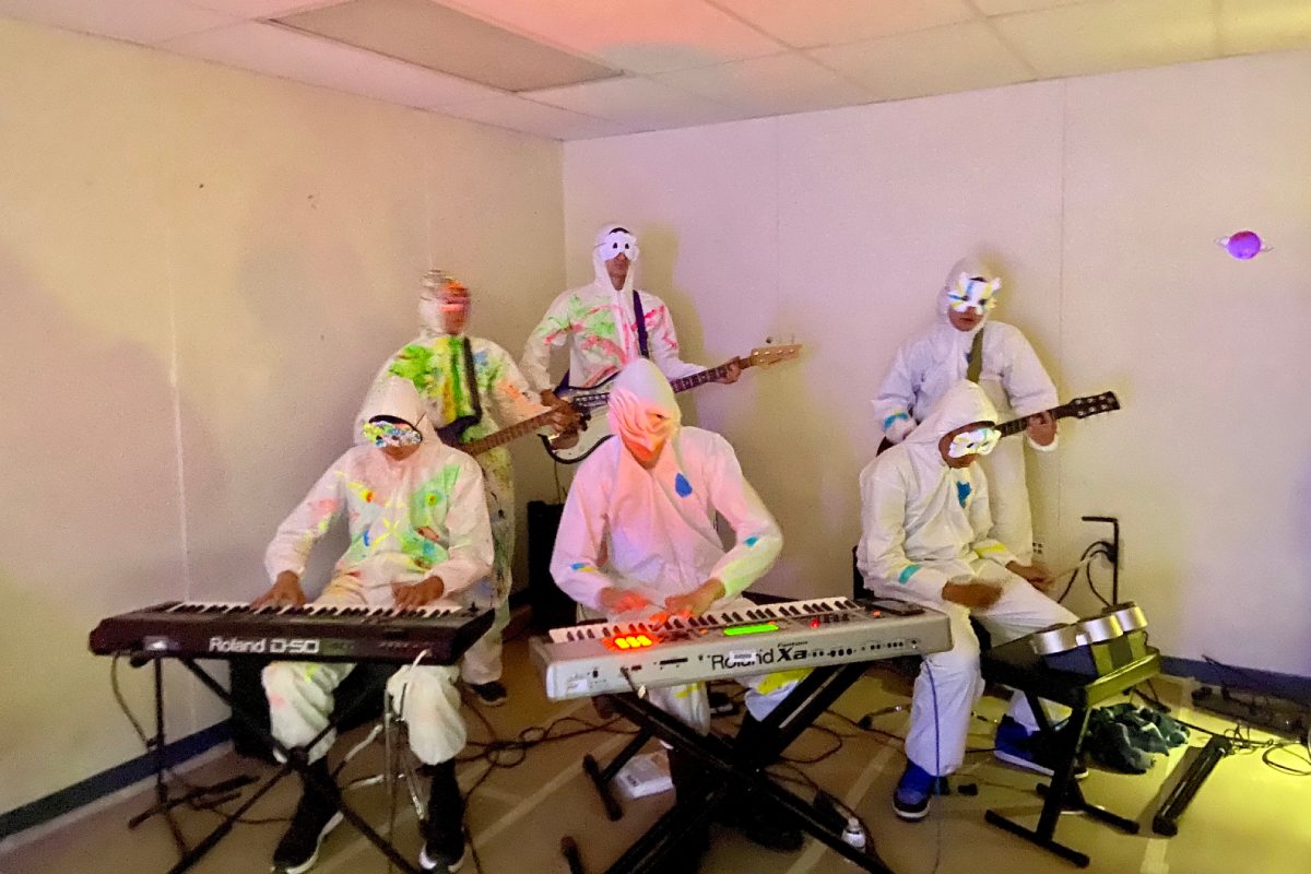 East Mountain High School musicians performing during Meow TimberWolf in May 2025